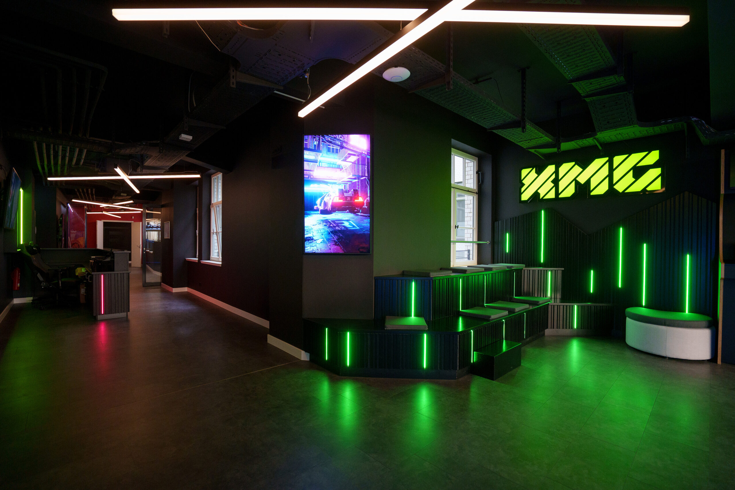 Sitzbereich in der Gaming Area des R42.