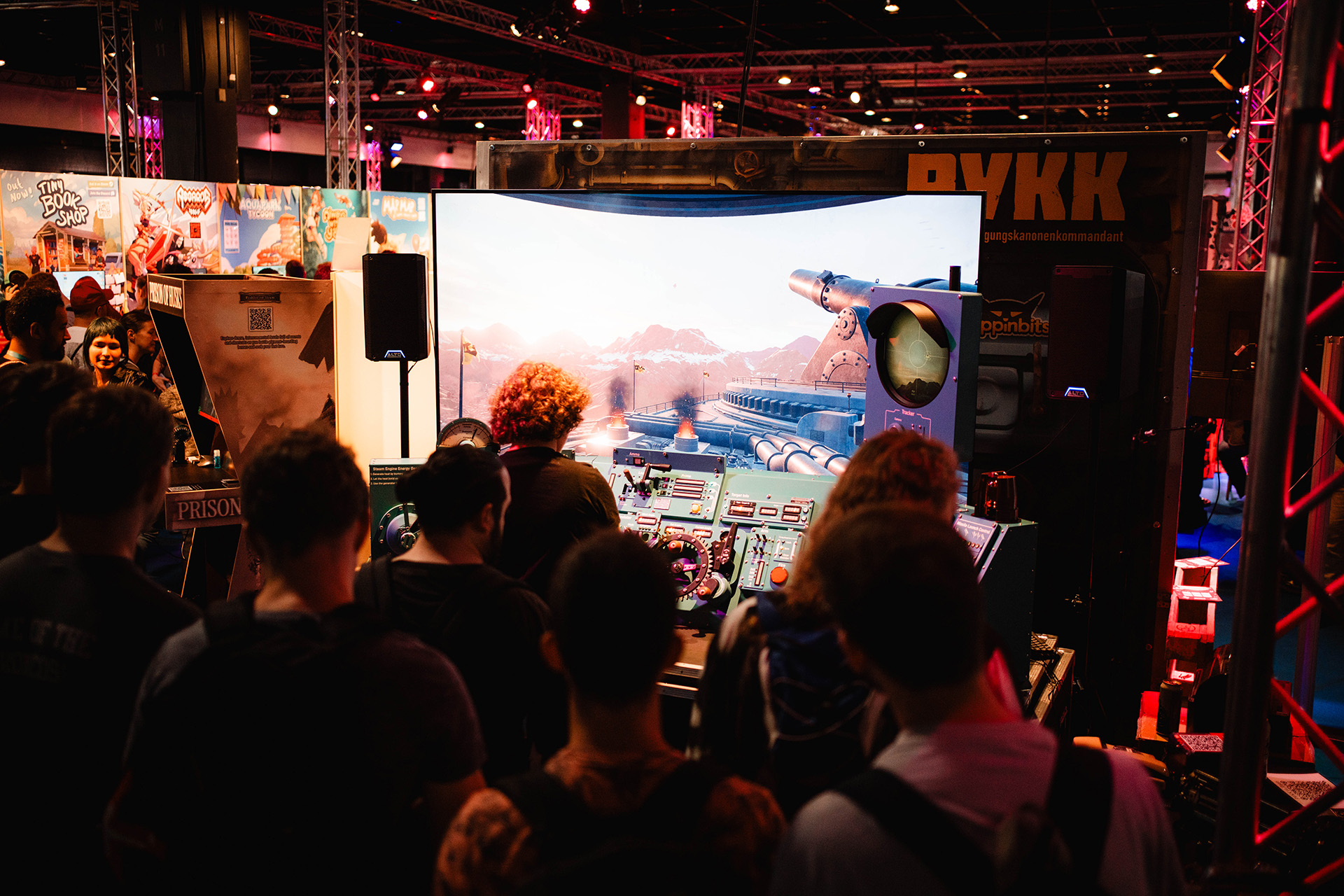 Blick auf den Stand des Spiels PVKK auf der gamescom 2025 – ein Highlight der Gaming Events des Jahres.
