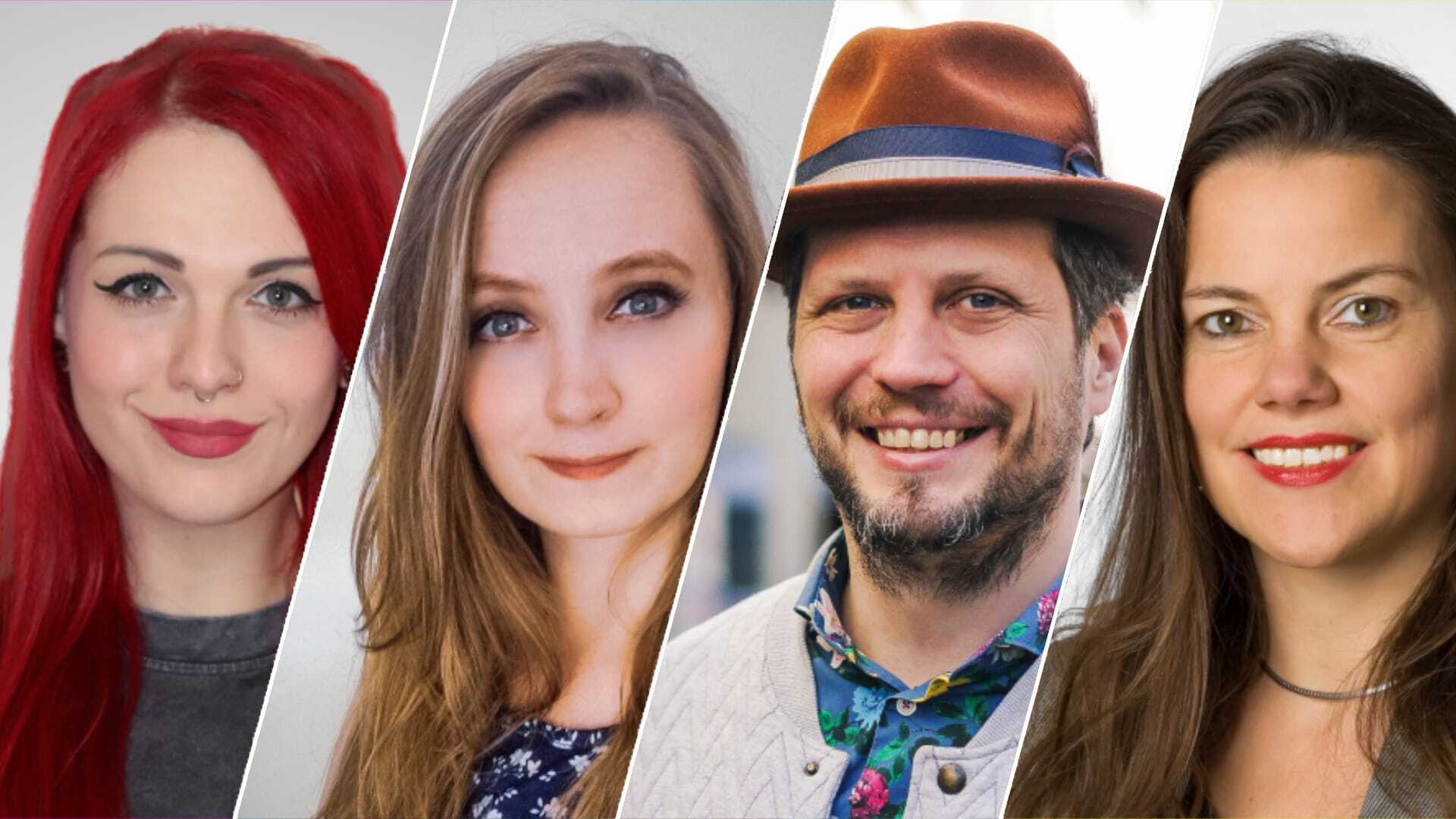 Auf dem Bild sind drei Frauen und ein Mann zu sehen.